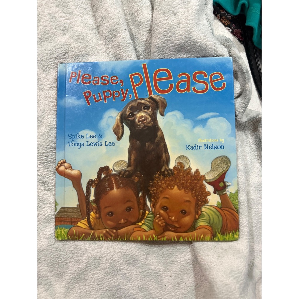 Please Puppy Please Spike Lee Tonya Lewis Lee Kadir Nelson Hardcover Kids Book